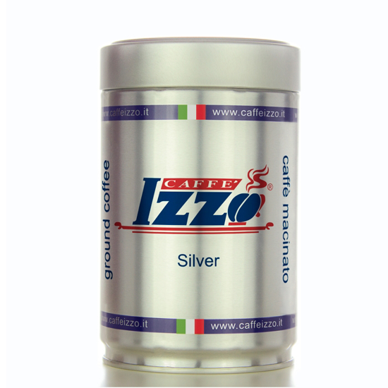 Picture of קפה איצ'ו סילבר 90% ערביקה טחון 250 גרם - Caffè Izzo Silver 250 Gr Moka