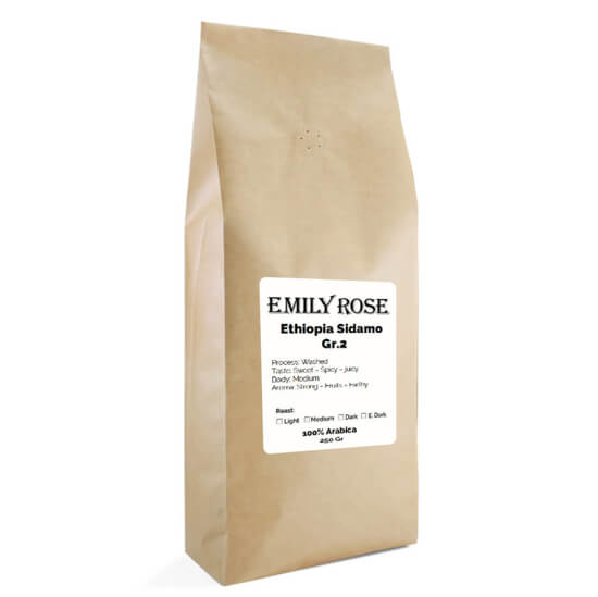 Emily Rose קפה קלוי טרי אתיופיה סידמו 100% ערביקה