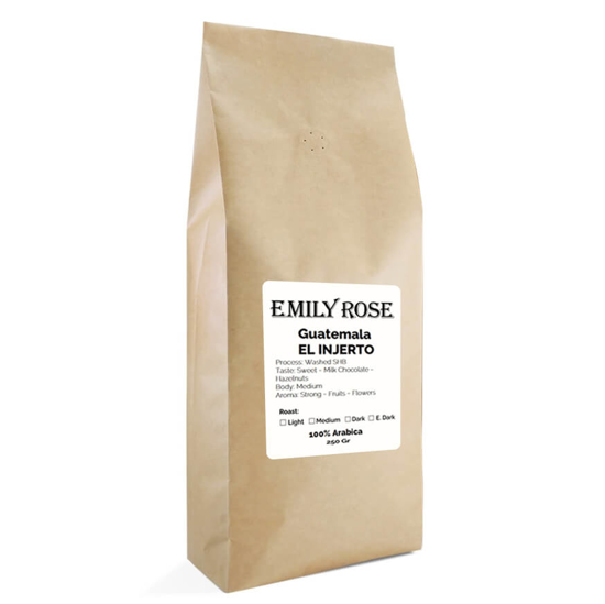 Emily Rose קפה קלוי טרי גואטמלה 100% ערביקה - 250 גרם